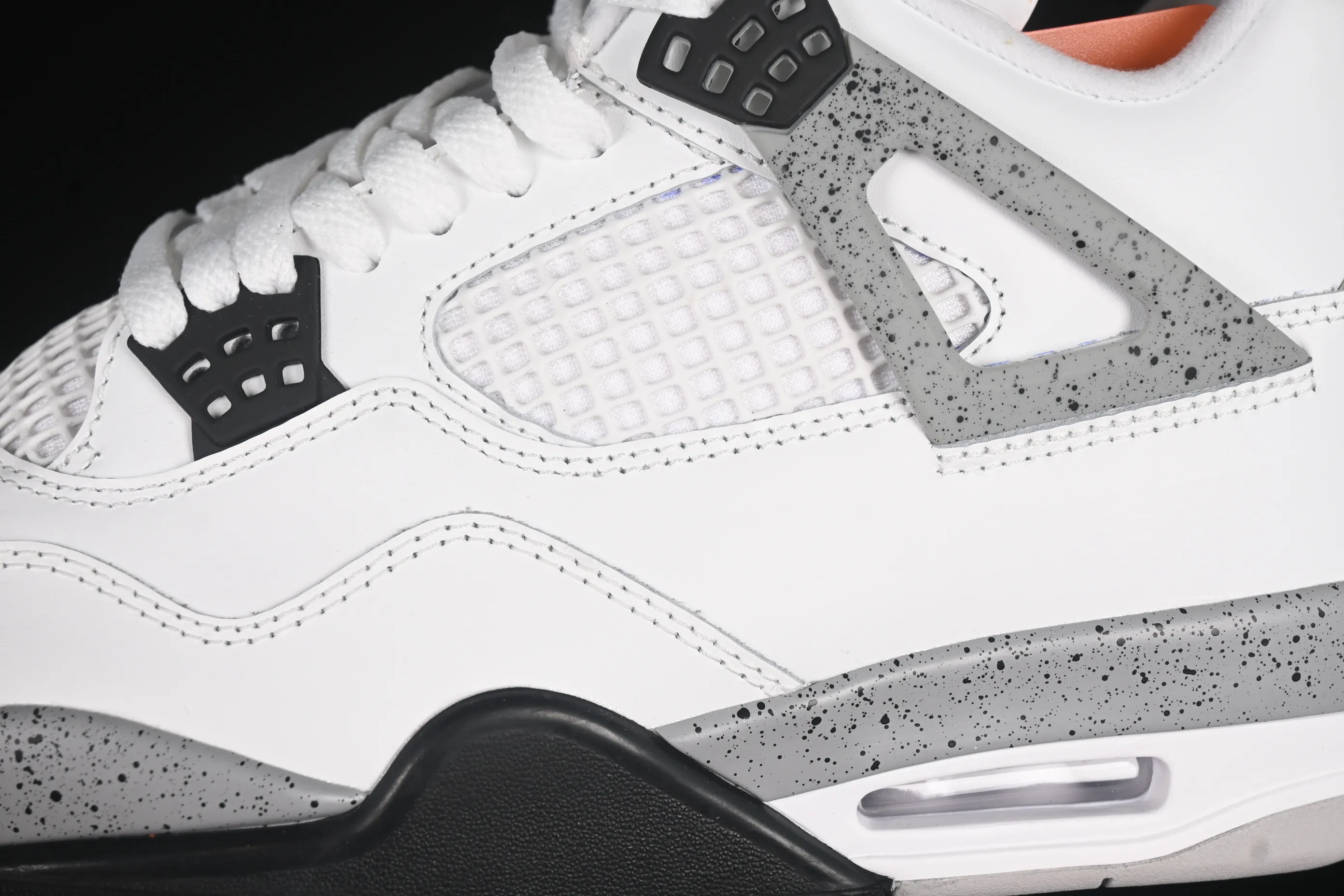 All categories Air Jordan Jordan series basketball shoes Air Jordan 4 OG version Air Jordan 4 Retro "White Cement" AJ4 Joe 4 new white cement FV5029-100